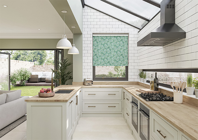 Goa, Pacific Green - Twist&Fit Roller Blind - Image 8